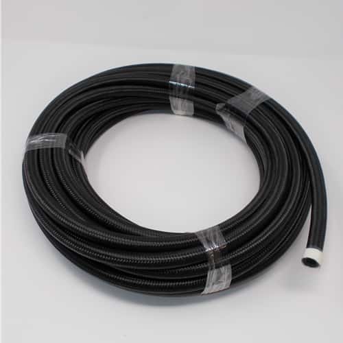 -4AN Braided Hose - Black Nylon - 5 Feet ( Click for other lengths)